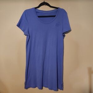 Ralph Lauren Tshirt Dress Size Small Blue